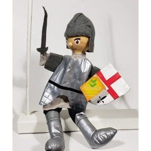Sycomore Knight Soldier Hand Puppet Chevalier NWT 14 inch French Templar